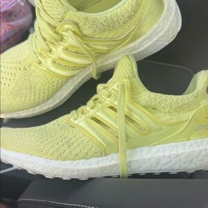 Adidas Ultraboost in Vibrant Yellow with White Sole